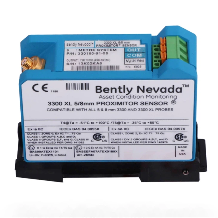 Bently nevada 330180-91-05 3300 Synhwyrydd proximitor xl